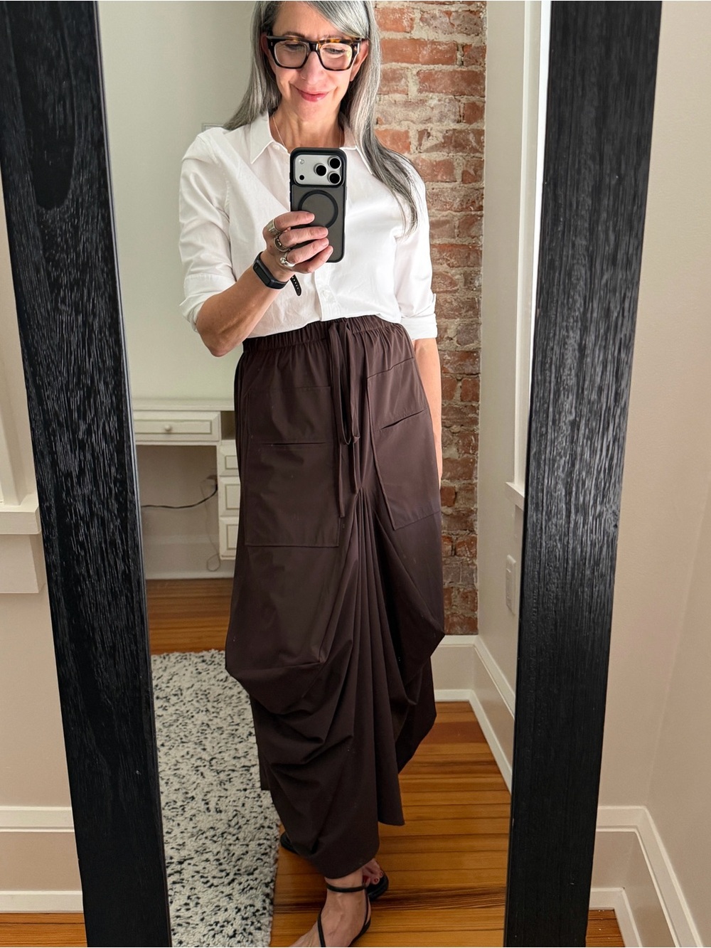 Ruti The Go-To Skirt NWOT, Brown, S